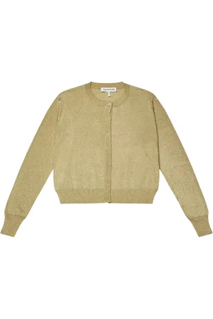 Munthe Strik, Dame, , S, Elegant Glimmer Cardigan 64-Gold