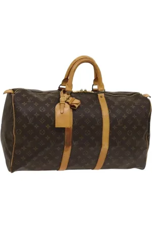 LOUIS VUITTON Pre-owned, Dame, Brun, ONE SIZE, Tyl, Pre-owned canvas tasker