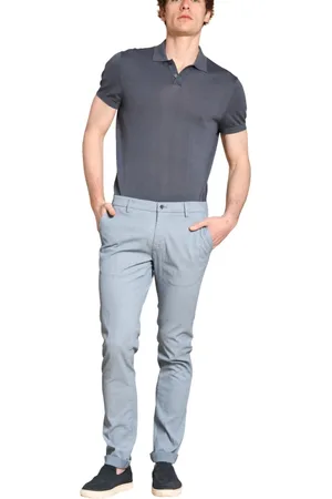 Masons Bukser, Herre, Blå, XL, Bomuld, Ekstra Slim Fit Chino Bukser