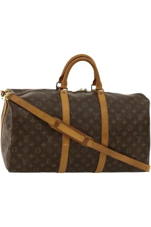 LOUIS VUITTON Pre-owned, Dame, Brun, ONE SIZE, Uld, Pre-owned canvas tasker