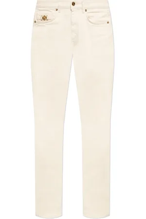 VERSACE Jeans, Herre, , W33, Læder, Tapered leg jeans