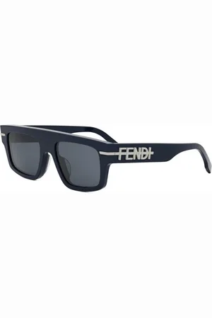 Fendi Tilbehør, Herre, Blå, 54 MM, Autentiske graphy Briller med Topkvalitet