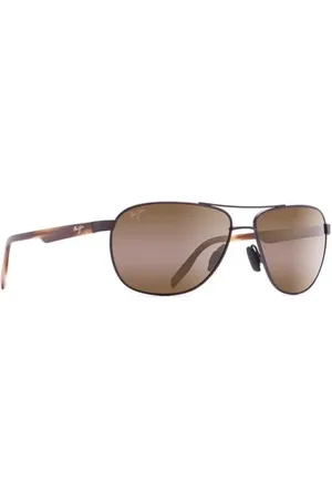 Maui Jim Tilbehør, unisex, Brun, 61 MM, Autentiske Castles Briller, Premium Kvalitet