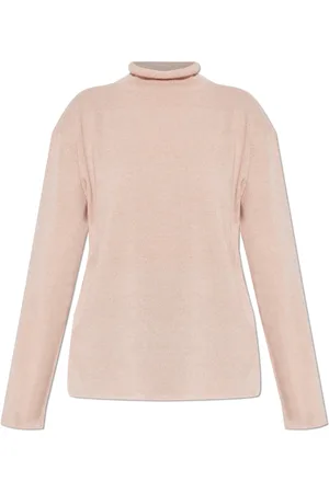 Jil Sander Strik, Dame, Lyserød, M, Uld, Kashmir sweater