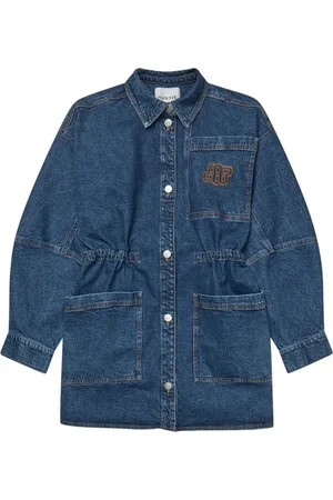 Munthe Jakke, Dame, Blå, S, Denim, Denimjakke med store lommer