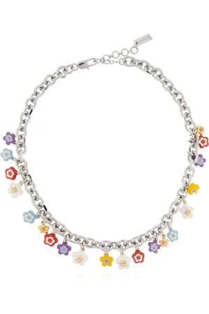 Marc Jacobs Tilbehør, Dame, Grå, ONE SIZE, Halskæde med charms
