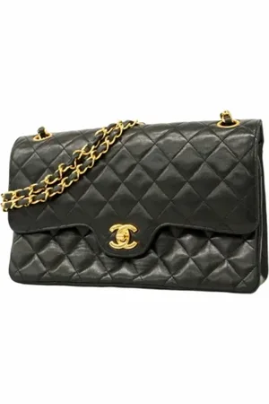 CHANEL Pre-owned, Dame, Sort, ONE SIZE, Uld, Pre-owned Stof chanel-tasker