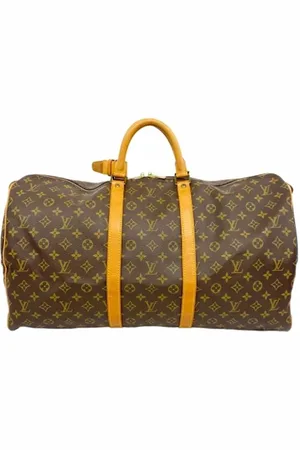 LOUIS VUITTON Pre-owned, Dame, Brun, ONE SIZE, Tyl, Pre-owned canvas tasker
