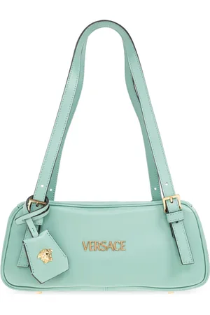 VERSACE Taske, Dame, Grøn, ONE SIZE, Uld, Skuldertaske med logo