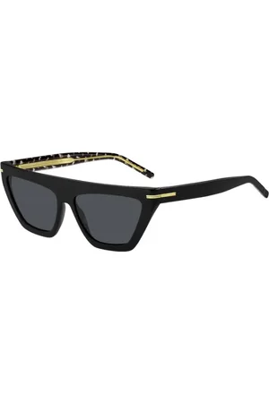 HUGO BOSS Tilbehør, Dame, Sort, 58 MM, Uld, Autentiske stilfulde solbriller af premium kvalitet