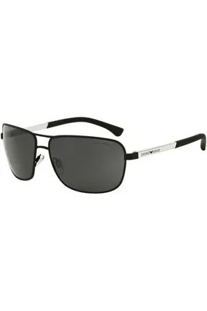 Emporio Armani Tilbehør, Herre, Sort, 64 MM, Ægte Briller med Topkvalitetsservice