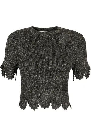 Chloé Strik, Dame, Sort, M, Sort Top til Kvinder