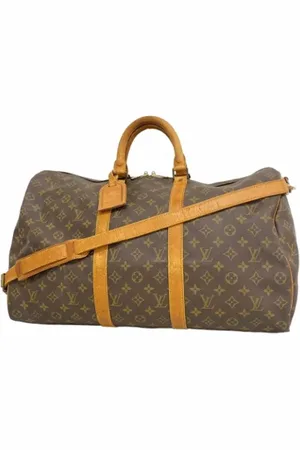 LOUIS VUITTON Pre-owned, Dame, Brun, ONE SIZE, Uld, Pre-owned canvas tasker