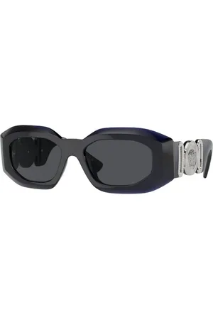 VERSACE Tilbehør, Herre, Blå, 54 MM, Uld, Autentiske Stilfulde Briller, Premium Kvalitet