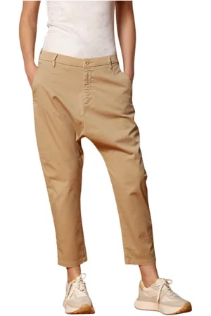 Masons Bukser, Dame, , S, Bomuld, Khaki Gulerodspas Chino Bukser