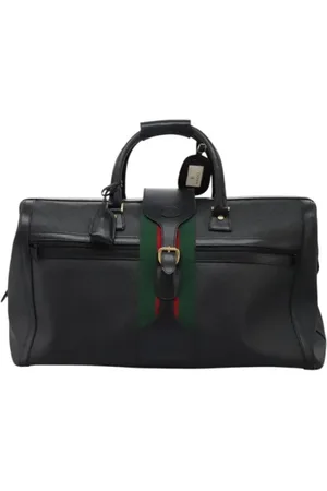 Gucci Pre-owned, Dame, Sort, ONE SIZE, Tyl, Pre-owned Laeder gucci-tasker