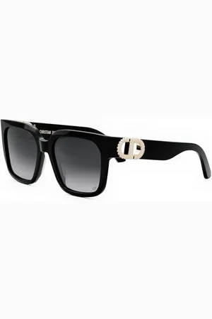 Dior Tilbehør, unisex, Sort, 55 MM, Uld, Autentiske stilfulde briller af premium kvalitet