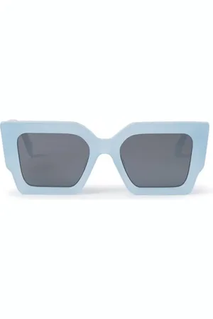 OFF-WHITE Tilbehør, unisex, Blå, 55 MM, Ægte Oeri128S 4007 Briller