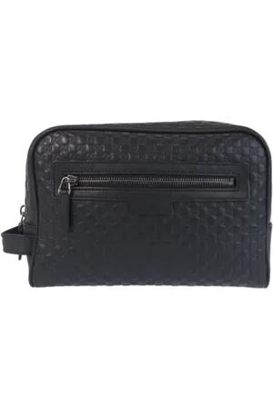 Gucci Pre-owned, Herre, Sort, ONE SIZE, Læder, Pre-owned Laeder gucci-tasker