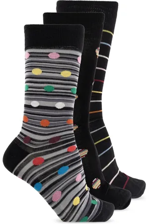 Paul Smith Undertøj, Herre, Flerfarvet, ONE SIZE, Bomuld, Tre-pakke sokker