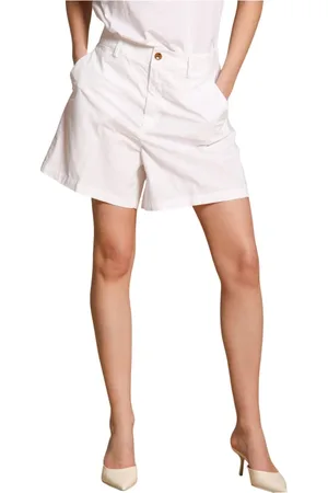 Masons Shorts, Dame, Hvid, XL, Bomuld, Hyggelige Chino Bermuda Shorts Hvid Sommer