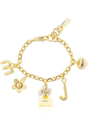 Marc Jacobs Tilbehør, Dame, Gul, ONE SIZE, Uld, Armbånd med charms