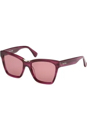 Max Mara Tilbehør, Dame, Lilla, 53 MM, Ægte Spark3 Briller - Premium Kvalitet