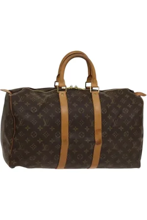LOUIS VUITTON Pre-owned, Dame, Brun, ONE SIZE, Tyl, Pre-owned canvas tasker
