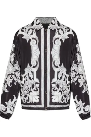 VERSACE Jakke, Herre, Sort, M, Uld, Vendbar jakke