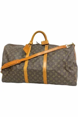 LOUIS VUITTON Pre-owned, Dame, Brun, ONE SIZE, Uld, Pre-owned canvas tasker