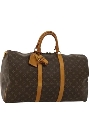 LOUIS VUITTON Pre-owned, Dame, Brun, ONE SIZE, Tyl, Pre-owned canvas tasker