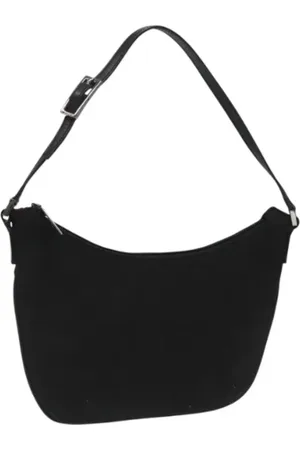 Gucci Pre-owned, Dame, Sort, ONE SIZE, Uld, Pre-owned Canvas gucci-tasker