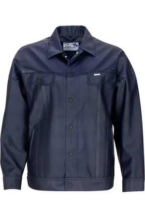 Stutterheim Jakke, Dame, Blå, S, Uld, Vandtæt Storm Rider Jakke