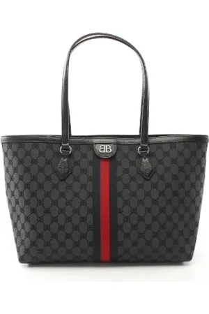 Balenciaga Pre-owned, Dame, Grå, ONE SIZE, Uld, Pre-owned Canvas totes