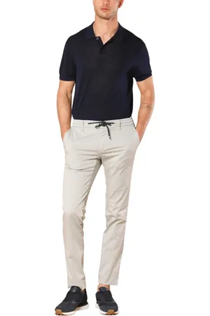 Masons Bukser, Herre, Grå, L, Bomuld, Slim Fit Rejse Chino Bukser