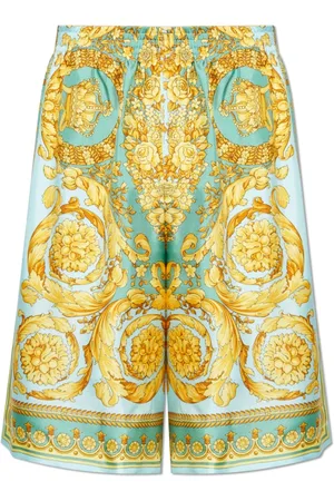 VERSACE Shorts, Herre, Flerfarvet, S, Uld, Silke shorts