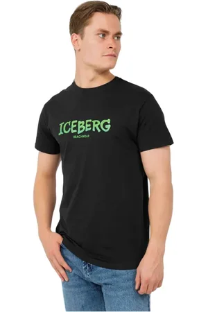 Iceberg Top, Herre, Sort, L, Strandtøj Logo Tee Sort
