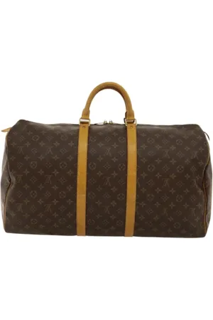 LOUIS VUITTON Pre-owned, Dame, Brun, ONE SIZE, Tyl, Pre-owned canvas tasker