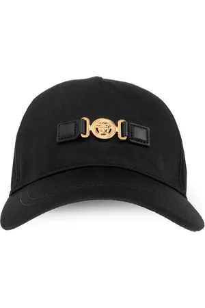 VERSACE Tilbehør, Herre, Sort, 60 CM, Bomuld, Baseballkasket