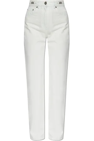 VERSACE Jeans, Dame, Hvid, W28, Bomuld, Straight-leg jeans