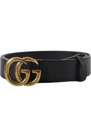 Gucci Pre-owned, Dame, Sort, ONE SIZE, Tyl, Pre-owned Laeder baelter