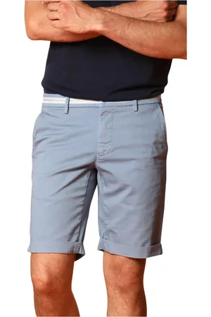 Masons Shorts, Herre, Blå, 2XL, Bomuld, Slim Fit Chino Bermuda Shorts