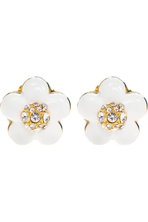 Marc Jacobs Tilbehør, Dame, , ONE SIZE, Uld, Blomstformede øreringe