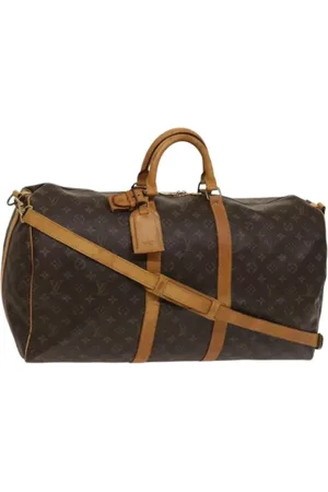 LOUIS VUITTON Pre-owned, Dame, Brun, ONE SIZE, Uld, Pre-owned canvas tasker