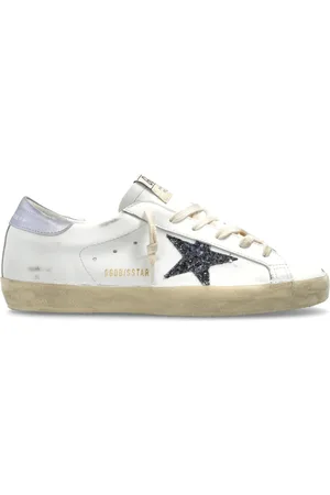 Golden Goose Sko, Dame, Hvid, 37 EU, Læder, Super-Star Classic Med List sports sko
