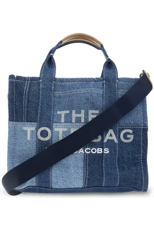 Marc Jacobs Taske, Dame, Blå, ONE SIZE, Uld, Mellemstor Tote skuldertaske