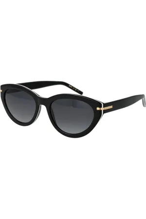 HUGO BOSS Tilbehør, Dame, Sort, ONE SIZE, Uld, Sort Cat Eye Solbriller Gradient Grå
