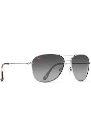 Maui Jim Tilbehør, Herre, Grå, 59 MM, Sølv Cliff House Solbriller