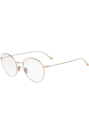 Giorgio Armani Tilbehør, Herre, Brun, 49 MM, Ægte Briller med Topkvalitet