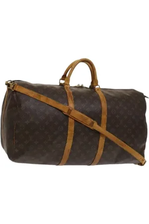 LOUIS VUITTON Pre-owned, Dame, Brun, ONE SIZE, Uld, Pre-owned canvas tasker